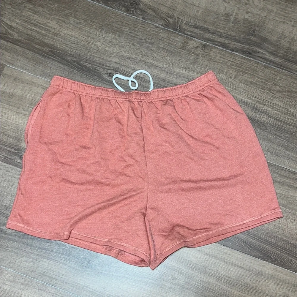SO Pink Athletic Shorts Elastic Waistband Lightweight